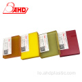 ສີແດງ 8mm100mm polyurethane Polyurethane Stoods Sheet Shep PU Board